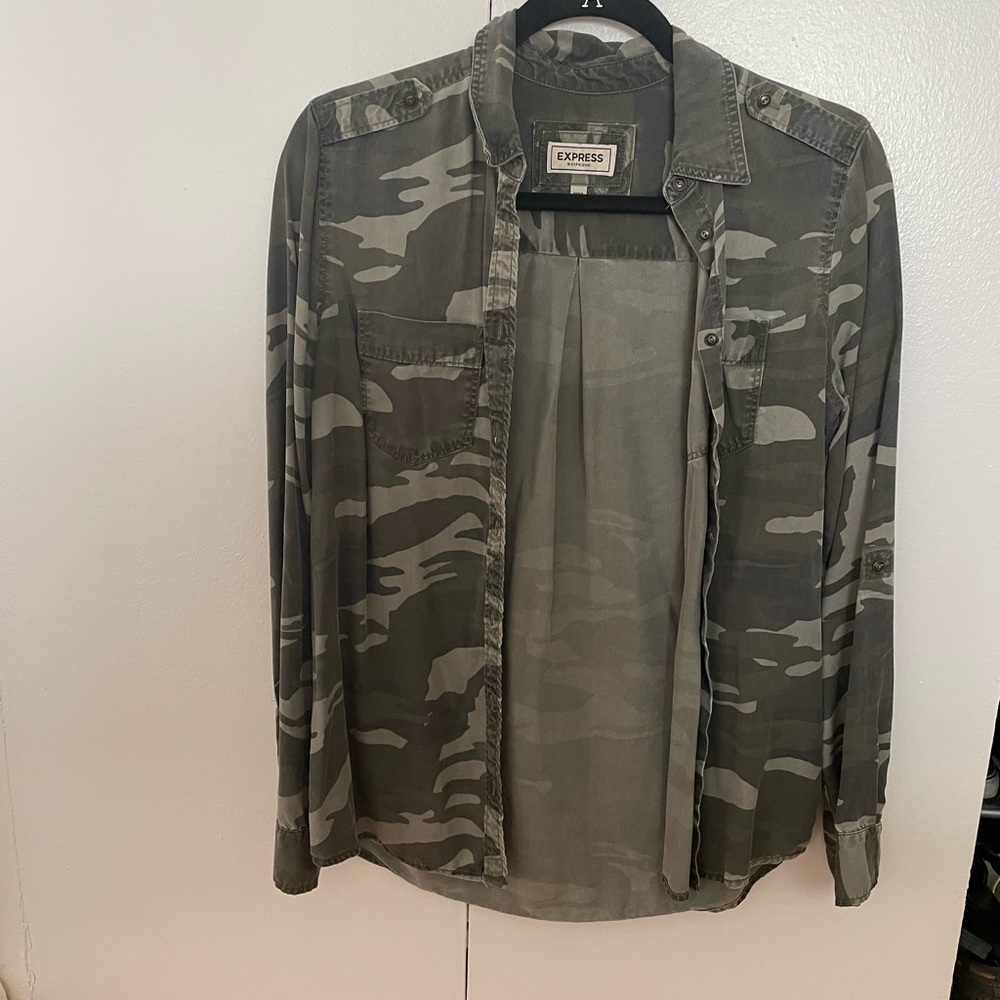 Express Camo Button Down!